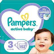 PAMPERS Active Baby veľkosť 3 (152 ks) - Jednorazové plienky