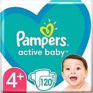 PAMPERS Active Baby veľkosť 4+ (120 ks) - Jednorazové plienky