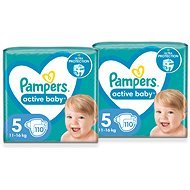 PAMPERS Active Baby vel. 5 (220 ks) - Disposable Nappies