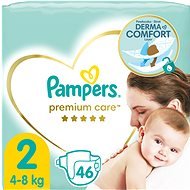 PAMPERS Premium Care 2-es méret (46 db) - Eldobható pelenka