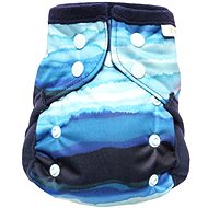 BREBERKY Pocket diaper MINI - Blue lagoon PAT - Cloth Nappies