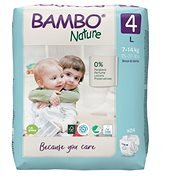 BAMBO NATURE 4 7-14 kg, 24 pcs - Disposable Nappies