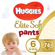HUGGIES Elite Soft Pants XXL 6 Giga Box (2× 38 db) - Bugyipelenka