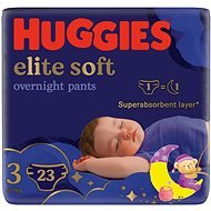 HUGGIES Elite Soft Pants cez noc Pants veľ. 3 (23 ks) - Plienkové nohavičky