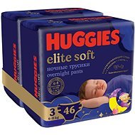 HUGGIES Elite Soft Pants overnight Pants size 3 (2 × 23 pcs) - Nappies