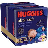 HUGGIES Elite Soft Overnight Pants 4 (2× 19 db) - Bugyipelenka
