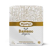 MonPeri Bamboo EKO L (size 4) 8-13 kg 19 pcs - Disposable Nappies