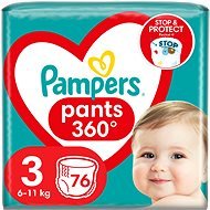 PAMPERS Pants size 3, (76 pcs. ), 6–11kg - Nappies