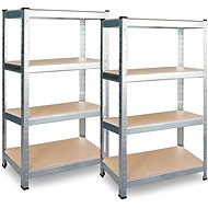 Plonos Kovový úložný regál sada 2 ks. 174 × 80 × 40 cm  PL-701 - Shelving Unit