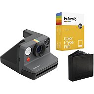 Polaroid Now Gen 3 Black
 bundle (with photo album and photo papers) - Instant Camera