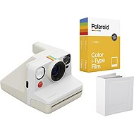 Polaroid Now Gen 3 Pebble White bundle (with photo album and photo papers) - Instant Camera