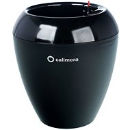 Plastia Calimera diameter 17cm A1 unpainted, black + black - Flower Pot