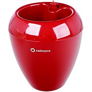Plastia Calimera diameter 17cm A1 unpainted, ruby ​​red - Flower Pot