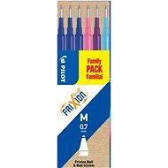PILOT Frixion Ball/Clicker 0.7/0.35mm 4 Colours 6 pcs - Erasable Pen Refill