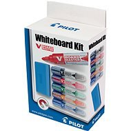 PILOT V-Board Master 5 darabos marker készlet + tartó + kék szivacs - Marker