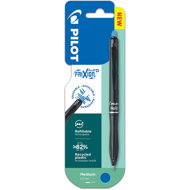 PILOT FriXion Ball Plus 07, R, black with blue rubber - Eraser Pen