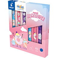 PILOT FriXion Ball / Clicker Sweet Paradise 07 / 0.35 mm - set of 6 - Eraser Pen