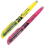 PILOT FriXion Light 1,0 - 3,3 mm, žlutý a růžový, balení 2 ks - Highlighter
