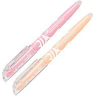 PILOT FriXion Light Natural Colors 1,0 - 3,3 mm, světle oranžový a korálově růžový, balení 2 ks - Highlighter