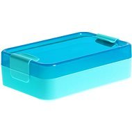 PLAST TEAM Snackbox 21x14x6,5cm mit Clip. PH BLAU - Lunchbox