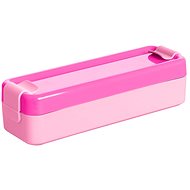 PLAST TEAM snack box 19,2x6,3x5cm with clip. PH PINK - Lunch Box