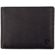 Men's leather wallet Segali 103 A black - Wallet