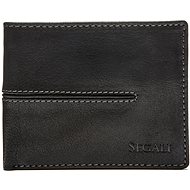 Men's leather wallet Segali 1027 black - Wallet