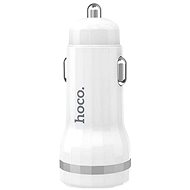 HOCO Z27A Car Charger with Quick Charging Function QC 3A, White - Car Charger