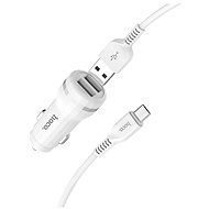 HOCO Z27 Car Charger Micro USB 2.4A Dual White - Car Charger