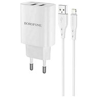 Borofone BN2 Smart nabíječka pro iPhone 2.1A bílá - Nabíječka do sítě