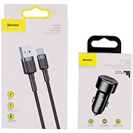 Baseus Magic 45W Fast Car Charger including USB-C Data Cable - Car Charger