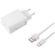 Xiaomi MDY-10-EF originální nabíječka + USB-C (Type-C) datový kabel 3A - Nabíječka do sítě