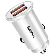 Baseus Circular 30W Fast Car Charger including USB-C Data Cable - Car Charger