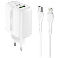 HOCO N11 rychlonabíječka pro iPhone včetně Lightning kabelu 20W - Nabíječka do sítě