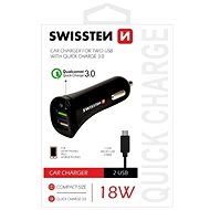 Swissten Car Quick Charger micro USB 2.4A Dual - Car Charger