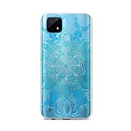 TopQ Cover Realme C21 Silicone Blue Mandala 59861 - Phone Cover