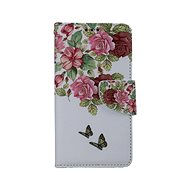 TopQ Wallet Phone Case for iPhone 13 Tender Flowers 66342 - Phone Case