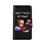 TopQ Wallet Phone Case for iPhone 13 Don´t Touch Bear Copper 66323 - Phone Case