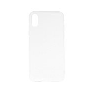TopQ Puzdro iPhone XS silikón priehľadný ultratenký 0,5 mm 33573 - Puzdro na mobil