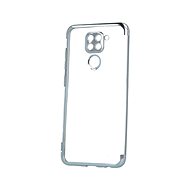 TopQ Cover Frame Xiaomi Redmi Note 9 Silicone Silver 63517 - Phone Cover