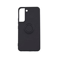 Forcell Cover RING Samsung S22 5G silicone black 68693 - Phone Cover