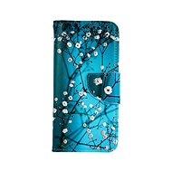 TopQ Case Samsung A40 book Blue with flowers 41043 - Phone Case