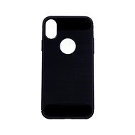 Forcell Cover iPhone XS silicone black 48720 - Phone Cover