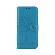 TopQ Xiaomi Redmi 9A book case Turquoise tree owls 68870 - Phone Case