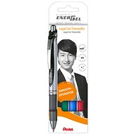 PENTEL BL77-4 EnerGel - 4-Pack, Colour Mix, 3+1 - Gel Pen 