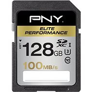 PNY SDXC Elite Performance 128GB Class 10 UHS-1 U3 - Memóriakártya
