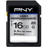 PNY SDHC High Performance 16GB Class 10 UHS-1 U3 - Memory Card