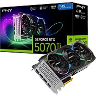 PNY GeForce RTX 5070 Ti ARGB EPIC-X RGB Overclocked Triple Fan - Graphics Card