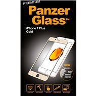 PanzerGlass Premium pre iPhone 7 Plus zlaté - Ochranné sklo