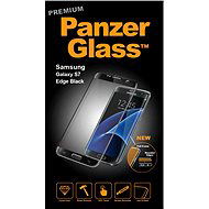 PanzerGlass Premium a Samsung Galaxy S7 edge-hez fekete - Üvegfólia